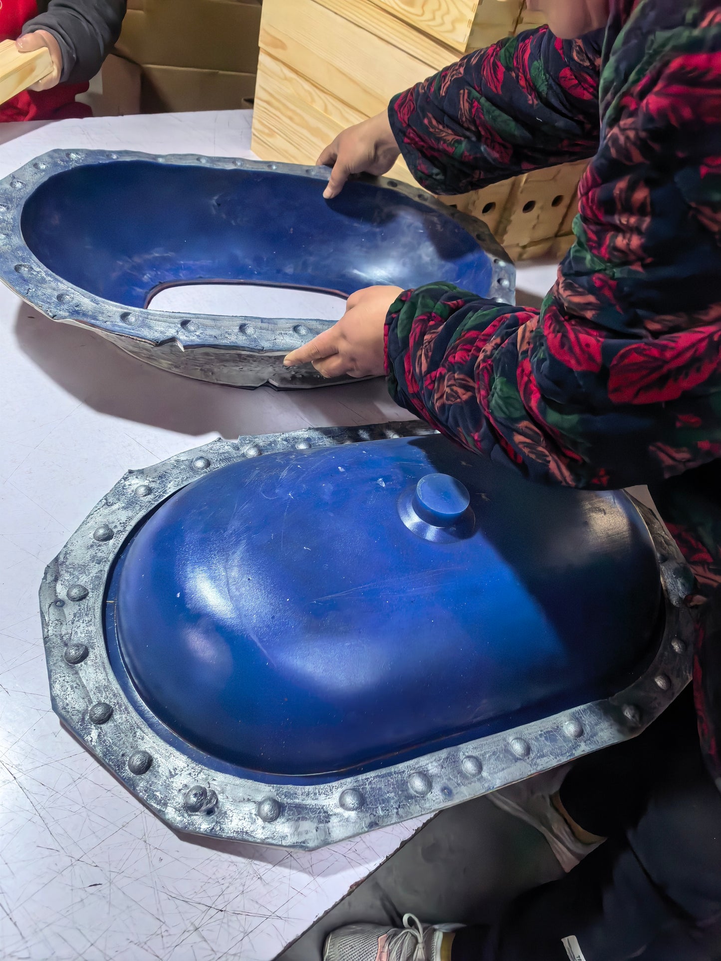 Stone Basin Production Silicone Mould