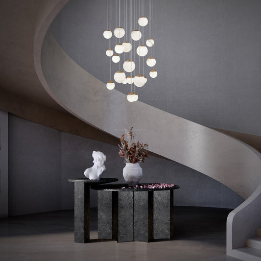Handcrafted Alabaster Chandelier
