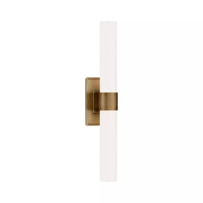 Matte Golden White Glass Wall Sconces