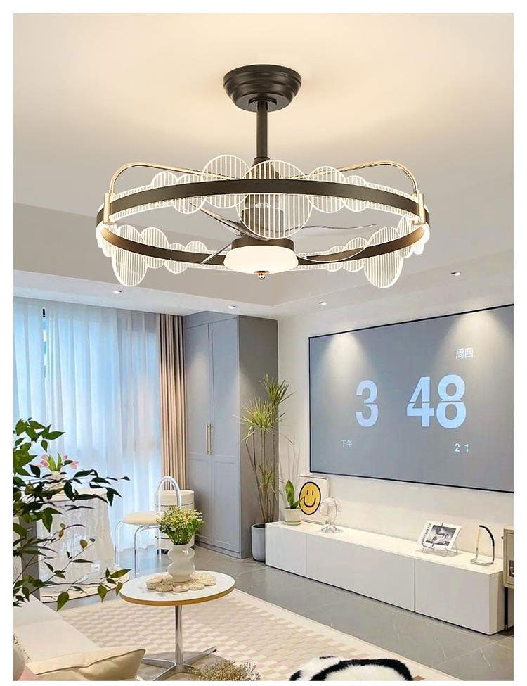 Contemporary Smart Fan Light