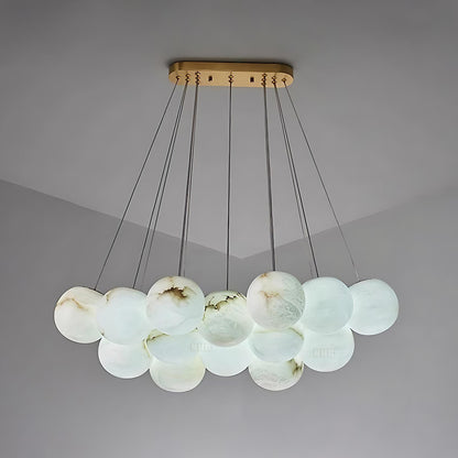 Brass and Marble Home Decor Pendant Light