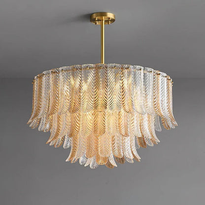 French Brass Luxury Crystal Chandelier