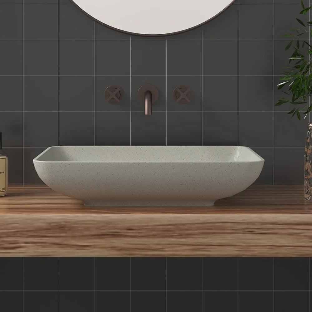 Rektangulo Lavu Manan Lavujon Por Apartamenta Banĉambro