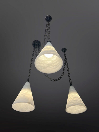 Mini Alabaster Chandelier