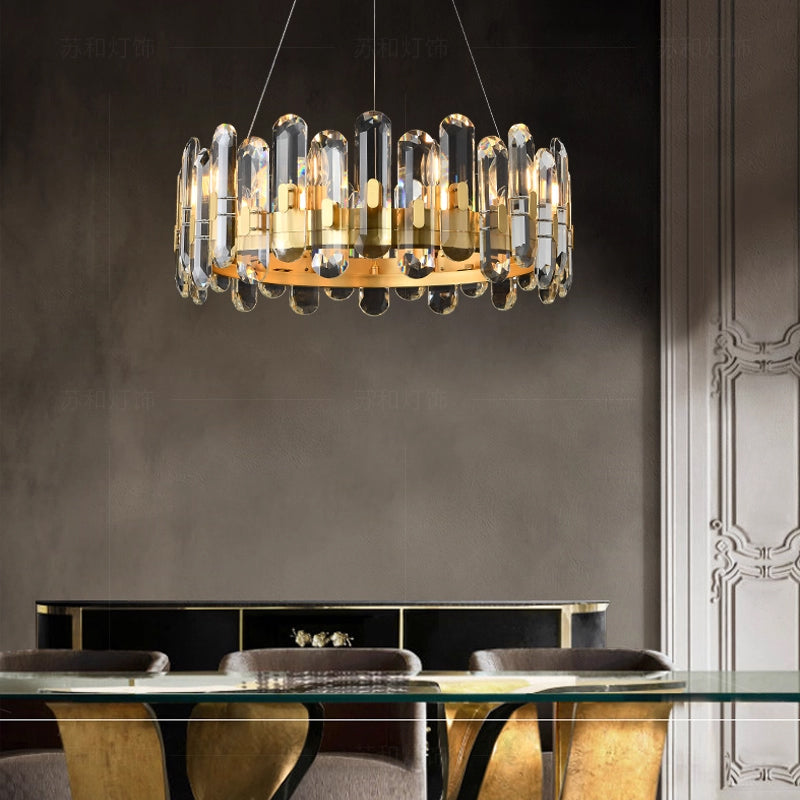 High-End Customizable Gold Chandelier