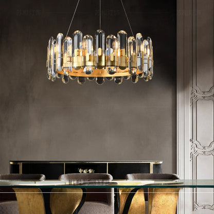 High-End Customizable Gold Chandelier