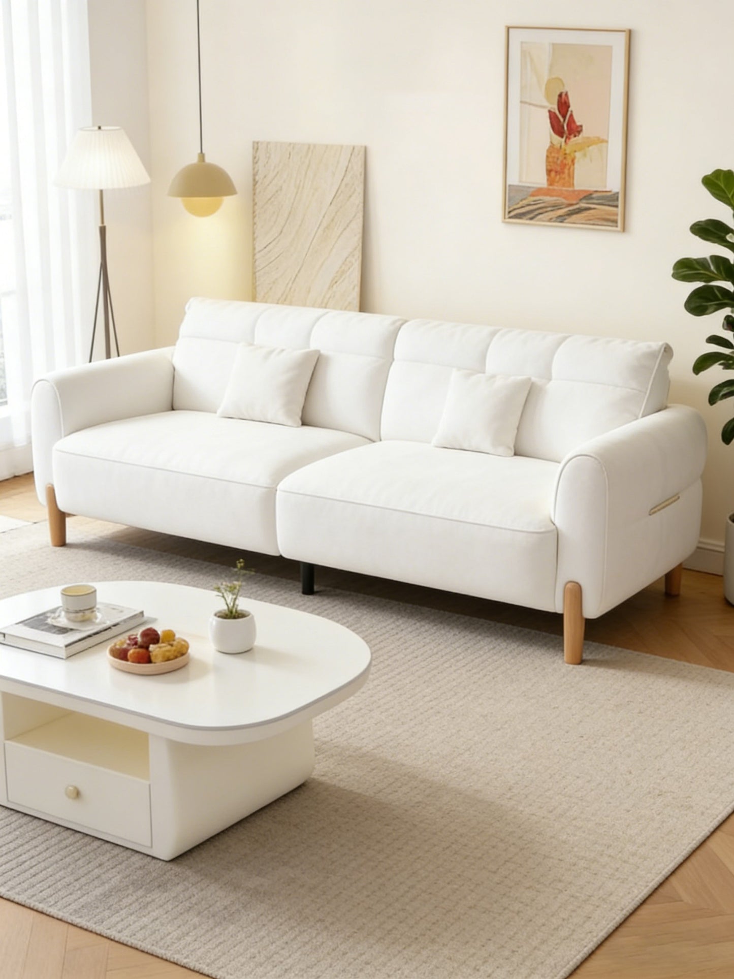 Colorful Modular Fabric Living Sofa