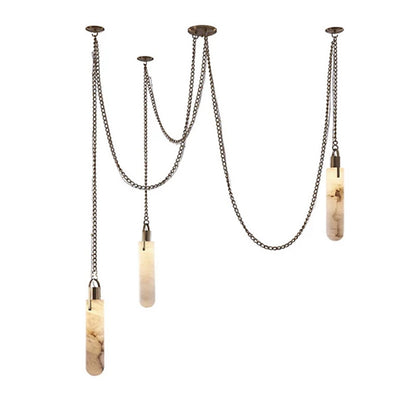 Alabaster Chandelier for Kitchen Island