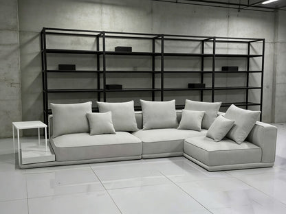 Modular Linen Fabric Sectional Sofa