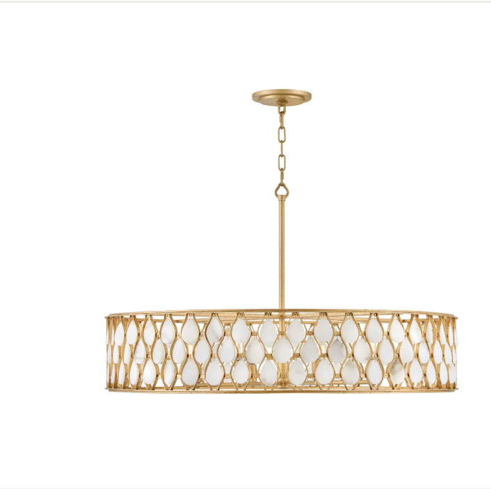 Natural Stone Alabaster Chandelier for Foyer