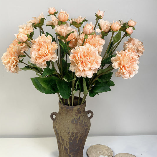 Double Headed Peony Paeonia Silk Flower
