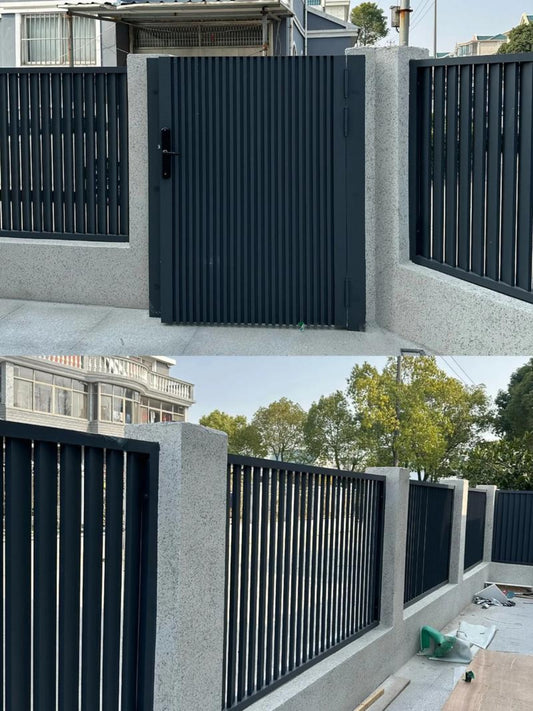 Industrial Style Rustproof Stainless Steel Garden Fence