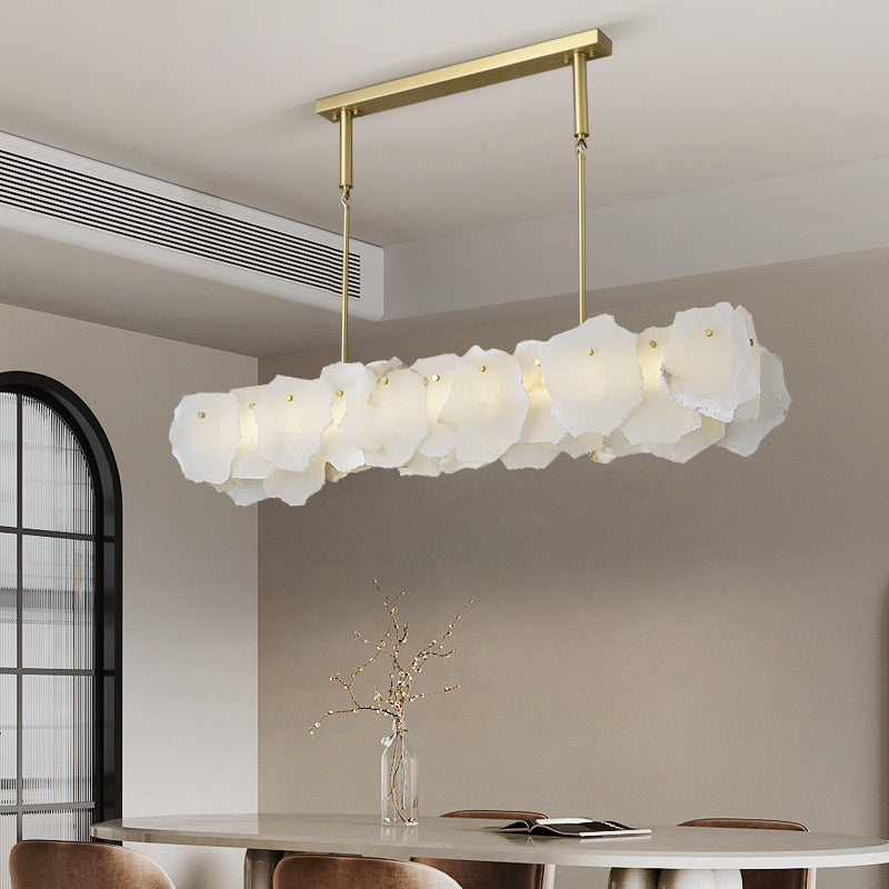 Natural Alabaster Pendant Light for Dining Room