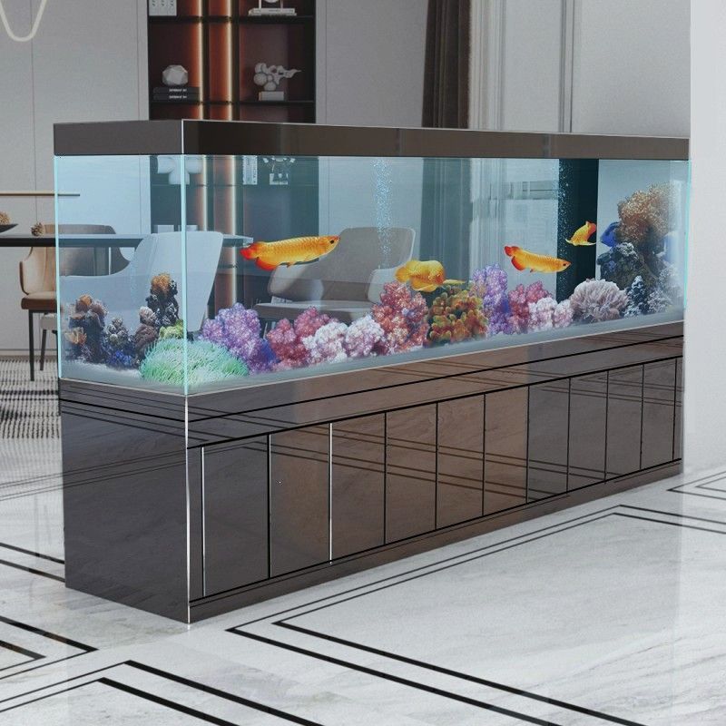 Customized Luxury Glass Aquarium with Cabinet