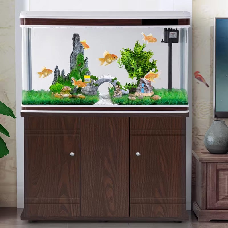 Smart HD LED Glass Ecological Goldfish Aquarium