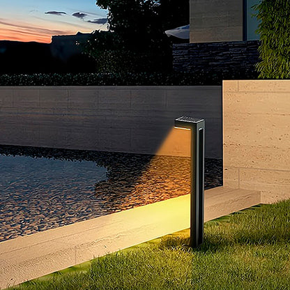 L-Shaped LED Bollard Light for Garden