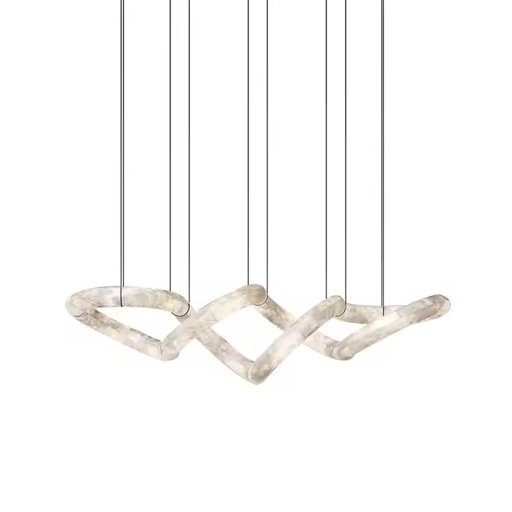 Handcrafted Alabaster Chandelier Home Decor