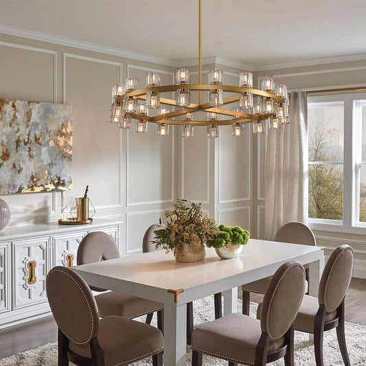Villa Hotel Wine Glass Chandelier