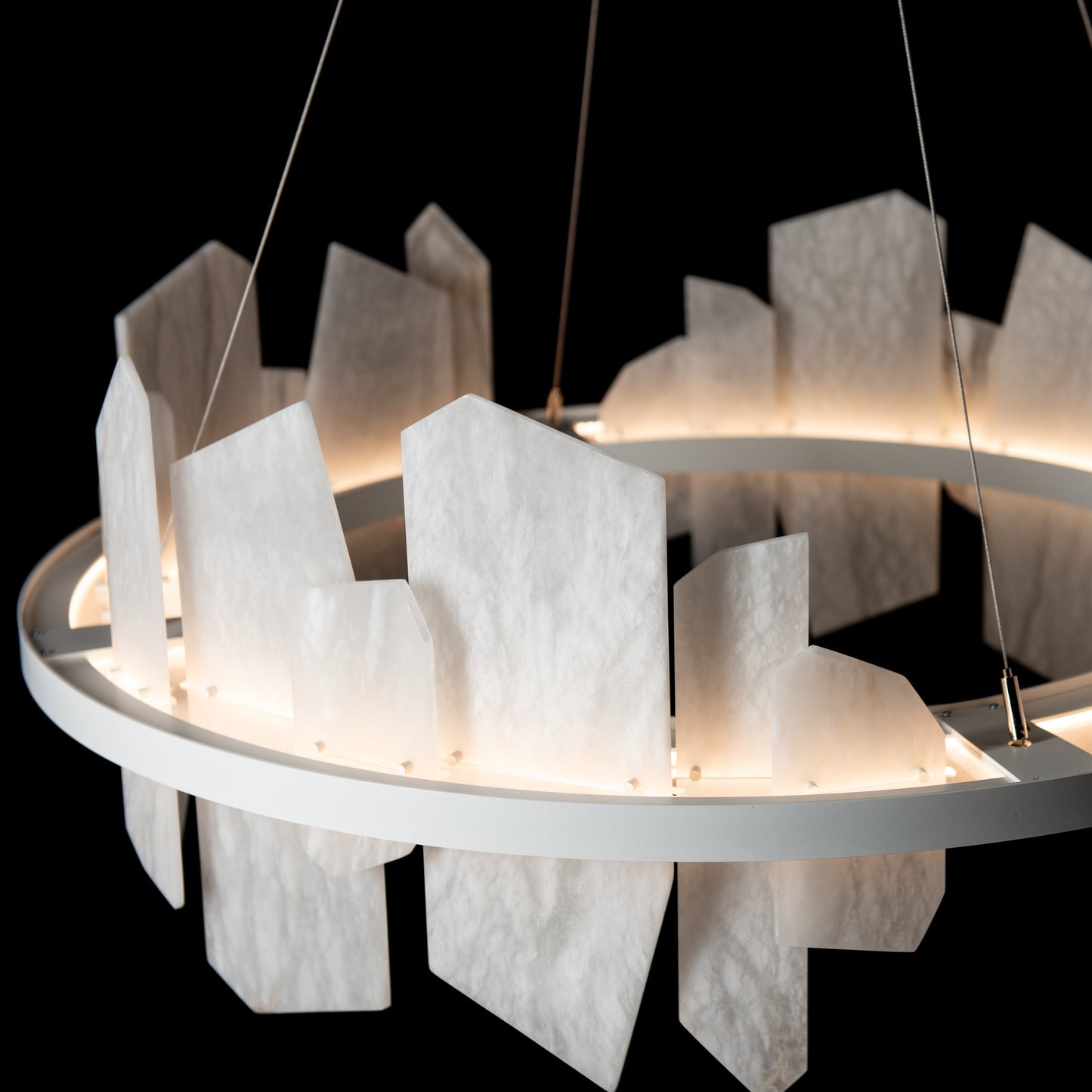 Natural Alabaster Chandelier for Dining Room