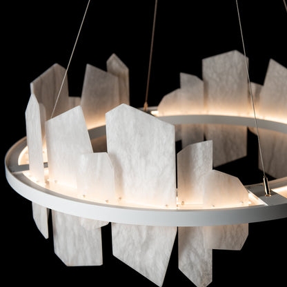 Natural Alabaster Chandelier for Dining Room