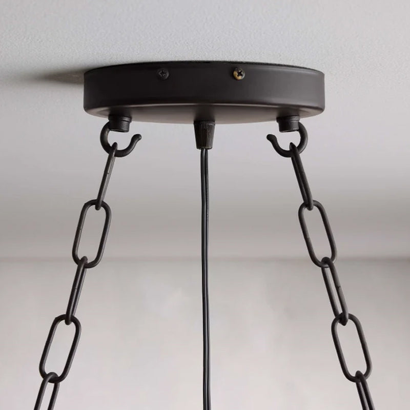 Restaurant Kitchen Oval Crystal Chandelier