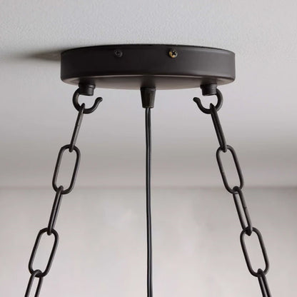 Restaurant Kitchen Oval Crystal Chandelier