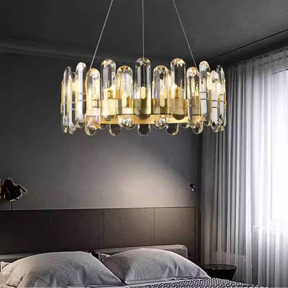 High-End Customizable Gold Chandelier