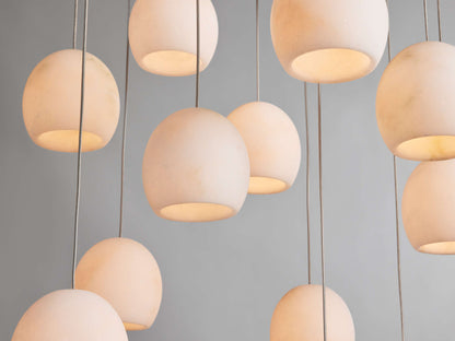 Alabaster Ball Light for Coffee Shop