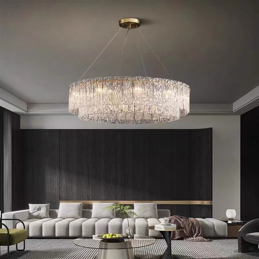 Villa Living Room Nordic Glass Chandelier