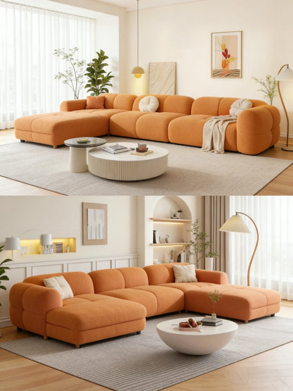 Colorful Modular Fabric Living Sofa