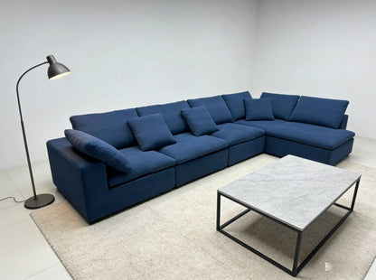 Navy Blue Modular Sectional Sofa