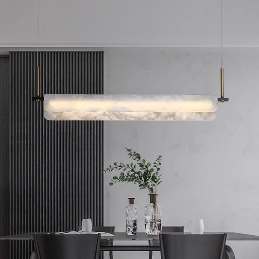 Minimal Alabaster Chandelier