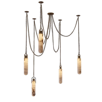 Alabaster Chandelier for Kitchen Island