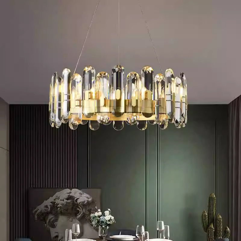 High-End Customizable Gold Chandelier