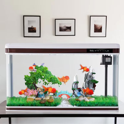 Smart HD LED Glass Ecological Goldfish Aquarium