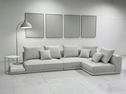 Modular Linen Fabric Sectional Sofa