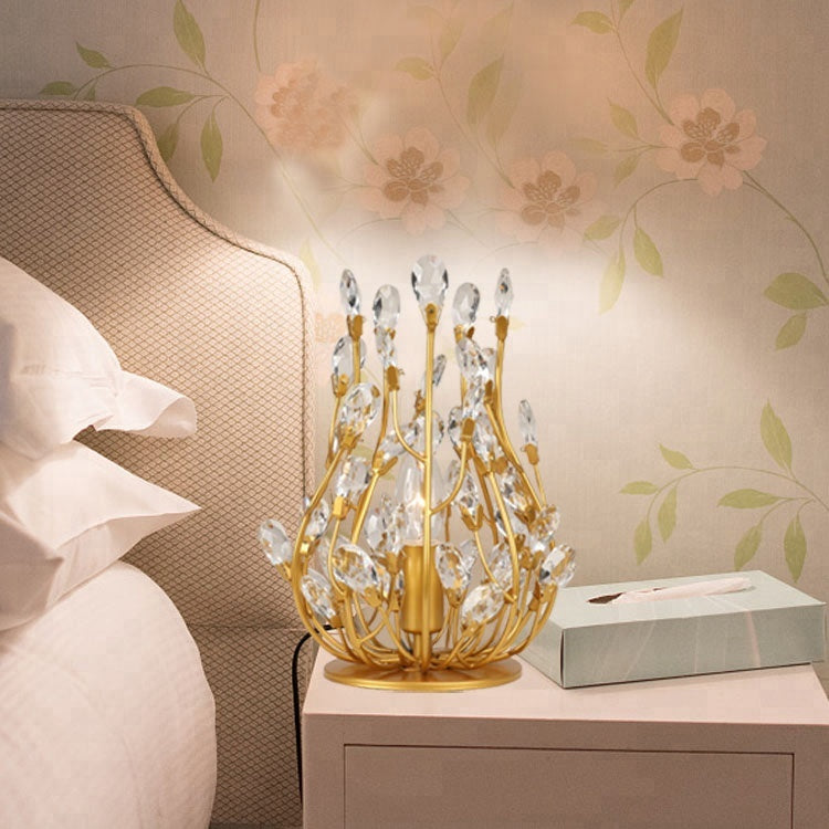 Small K9 Crystal LED Table Lamp