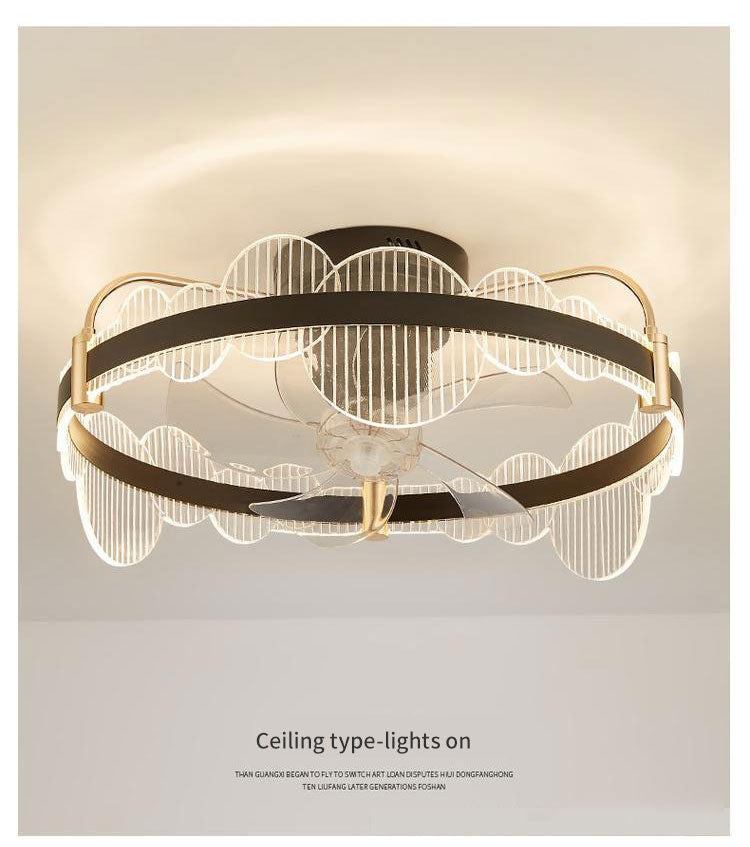 Contemporary Smart Fan Light
