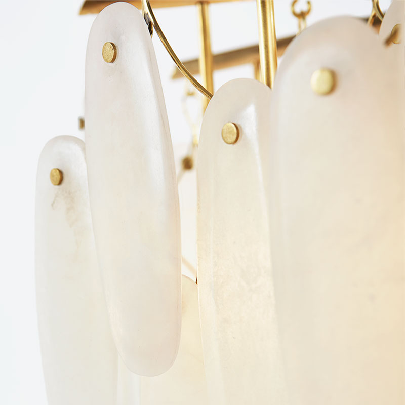 Natural Alabaster Chandelier for Dining Room