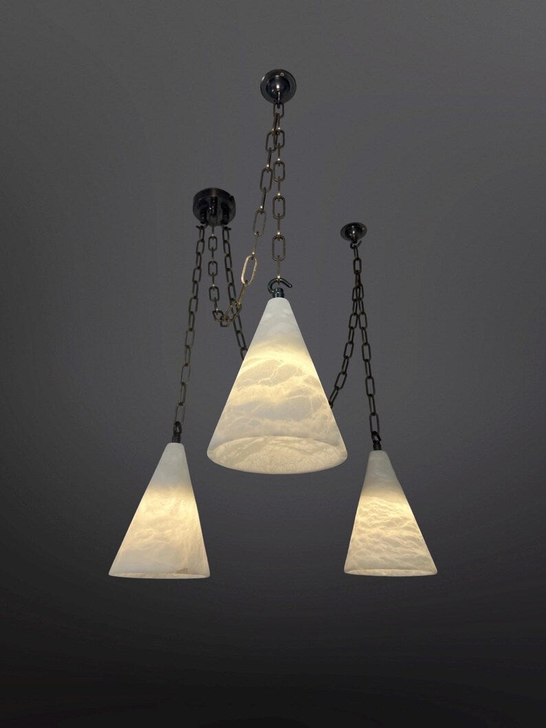 Mini Alabaster Chandelier