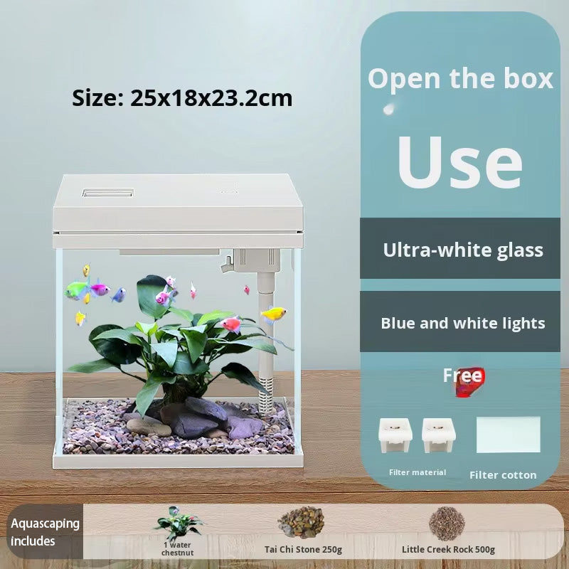 Super White Glass Freshwater Aquarium
