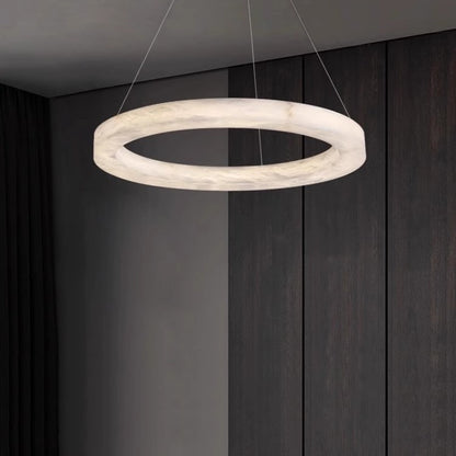 Small Alabaster Chandelier for Living Room