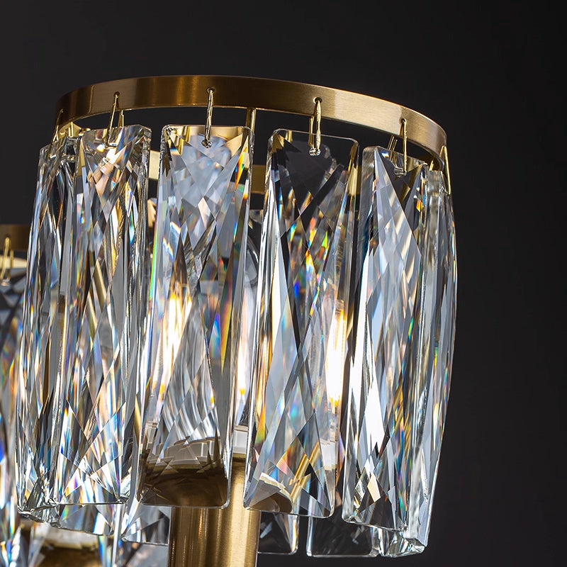 Modern Farmhouse Crystal Chandelier