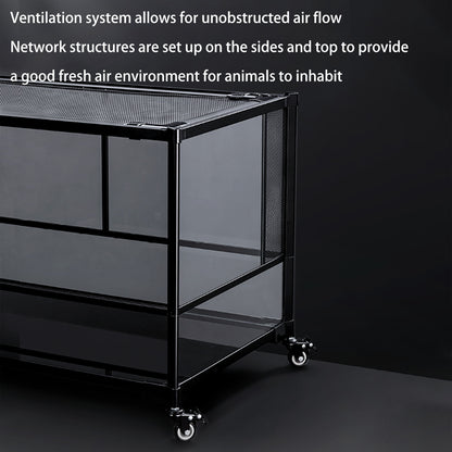 Custom 120 Gallon Vertical Reptile Terrarium
