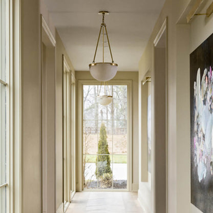 Small Alabaster Chandelier for Living Room