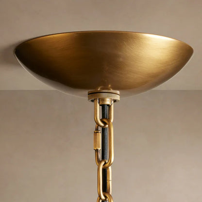Home Office Curved Glass Chandelier
