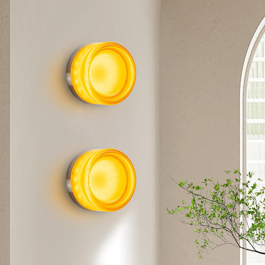 Modern LED Acrylic Round Wall Lamp