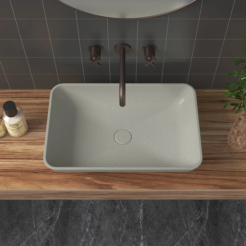 Rektangulo Lavu Manan Lavujon Por Apartamenta Banĉambro