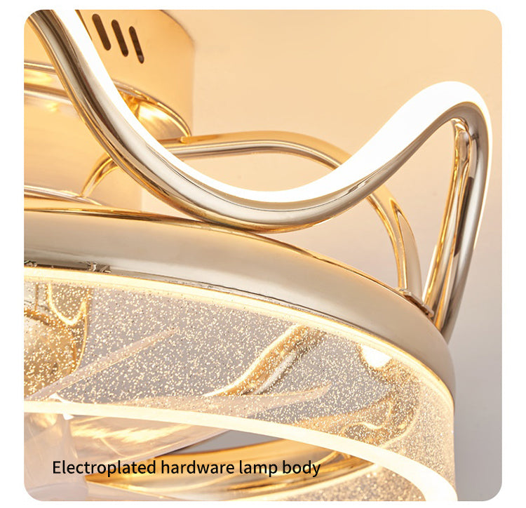 Modern Sleek Fan Light