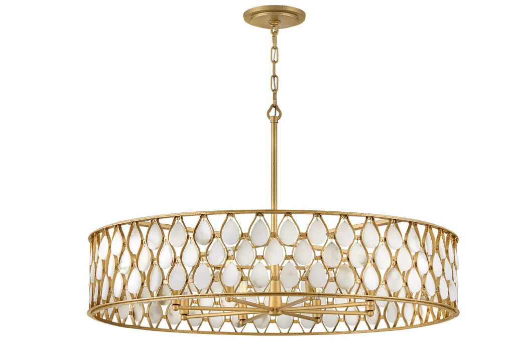 Natural Stone Alabaster Chandelier for Foyer